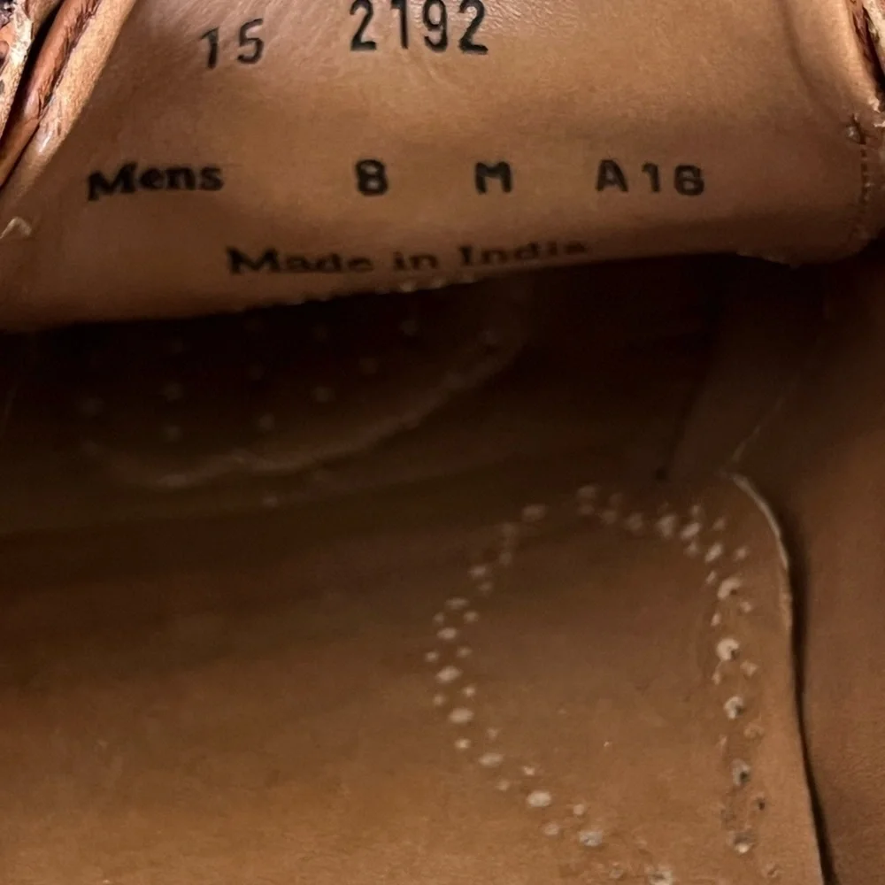 Johnston & Murphy Tan Leather Derby Trampoline Comfort Shoes